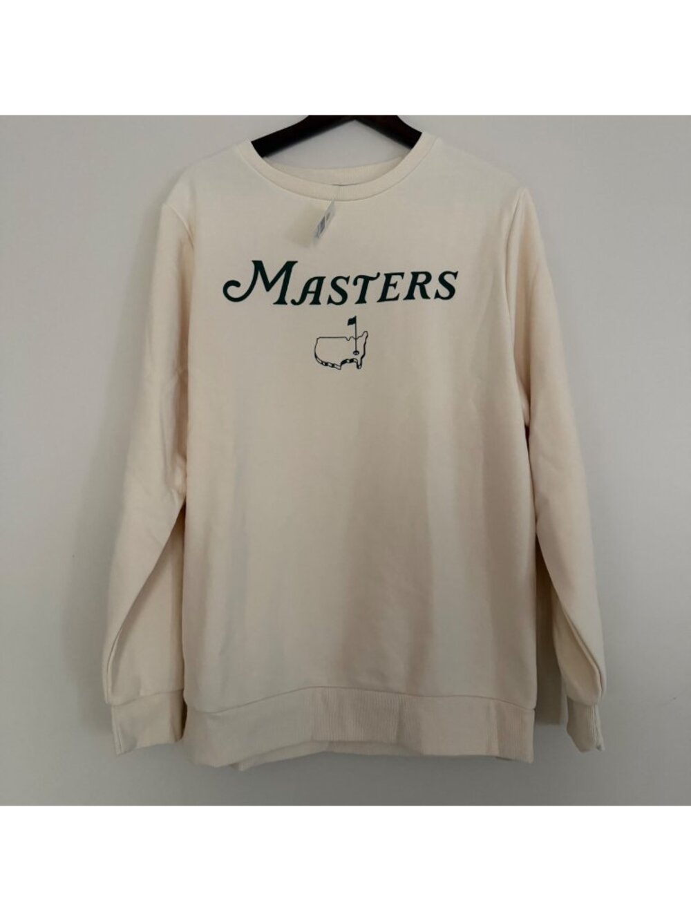 Masters Golf Sweatshirt Crew Neck Cream 2026 XL Augusta National New - Picture 1 of 4